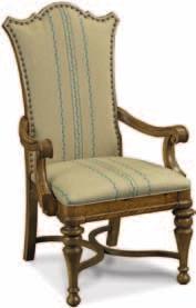 910-750 Empire Arm Chair Heathered Chestnut finish shown W26.625 (68cm) D24.