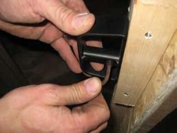 Use allen wrench to secure