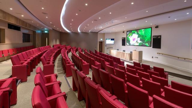 There is also the Turing Lecture Theatre, pictured, as well as many other areas such as the Tesla Exhibition Room and the
