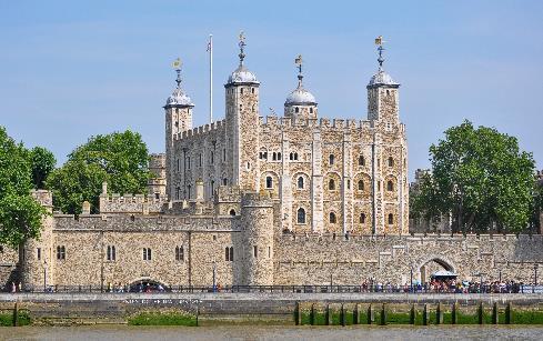 visible from the IET balcony Tower of London A medieval castle that houses the
