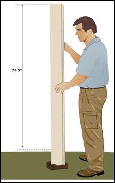 Step 3: Installing Fence Brackets If posts are to be installed in level ground attaching brackets in advance of post installation is easiest when using a measuring template for faster repetitive