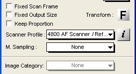 Go to the Preview window of ScanWizard Pro, and choose Reflective from the Scan Material menu. 4. Optional: If calibration has been performed, go to the Settings window in ScanWizard Pro.