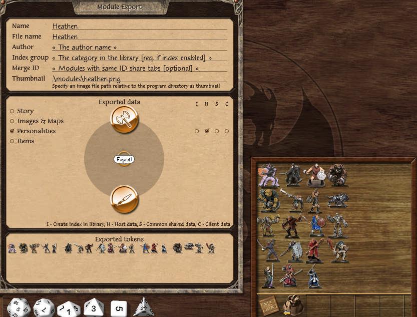 Exporting Your Campaign with Tokens Follow these steps in order to export your campaign to a module, while keeping your tokens