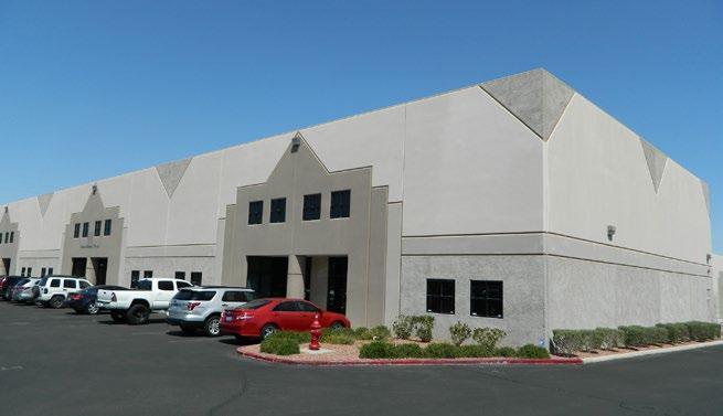 consists of three buildings totaling +/-110,853 SF of office and warehouse space and is situated on the Southeast corner of Patrick Lane and