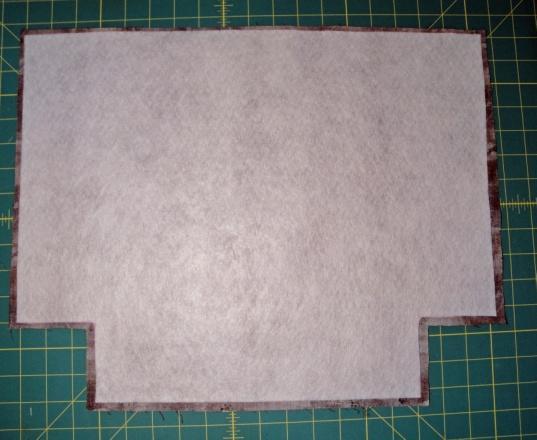 Repeat, using the other foundation pocket. Making the Lining: 24.