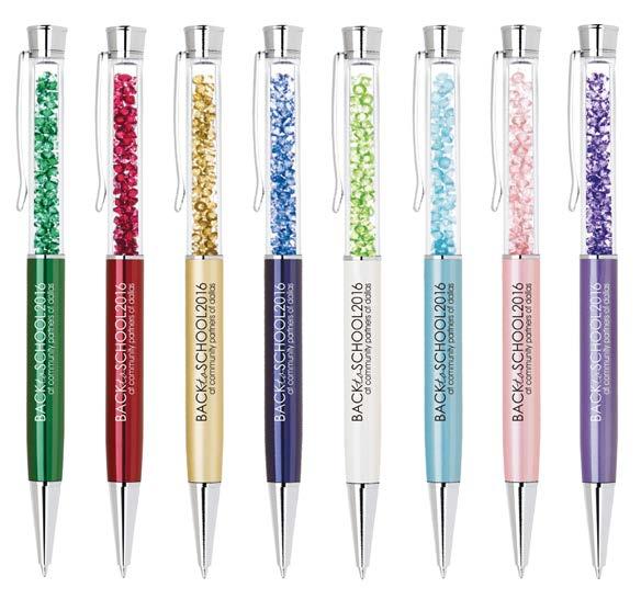 Silver Elegant Brass Pen with Matching Crystals And Barrel Colors $3.08 $2.89 $2.73 $2.62 0 $2.