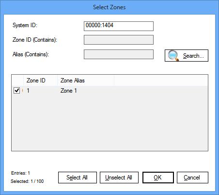 Zones To add one or more zones, take the following steps: 1. Right-click on the Zones node under the system you wish to add zones under. This will show the Zone options menu. 2. Click the Add option.