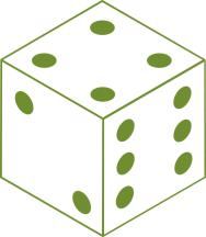 10 A dice has sides. The numbers 1 to appear on each side. Phoebe throws a dice twice. She gets a 4 on her first throw. What is the probability of getting a 4 on the second throw?