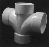 PVC-DWV 40 Pipe & Fittings PVC Schedule 40 Pressure Pipe NSF Approved pressure pipe w/plain end.