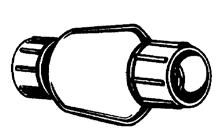 0320928 1/2"; 25/Ctn. Check 0440420 3/4" Socket Male Adapter Slip x MIP. Adapts Genova pressure pipe to standard female pipe threads.