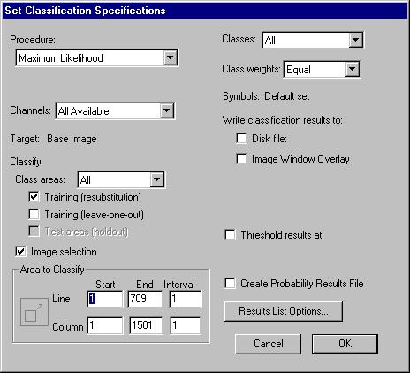 4.2 Classification 1. From the Processor tab in the main menu, select Classify.