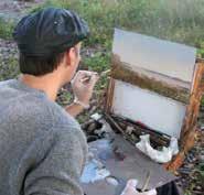 Lauren Sansaricq also appreciated the opportunity to work on plein air paintings with no concerns about meeting the expectations of a dealer, patron, or juror.