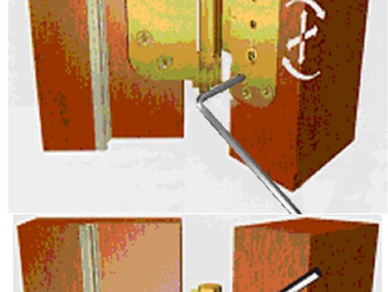 Hinge Data Lateral Adjustments Clockwise, to move door to right, Anti- Clockwise to move Height and Compression Adjustment Anti-clockwise to loosen adjustment screw, clockwise to tighten the