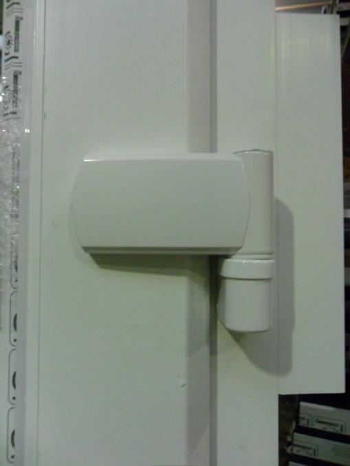 Photos of Typical hinge to outerframe rame clearance When a 15mm, 25mm or 40mm clap on is applied to the hinge side of the doorframe.