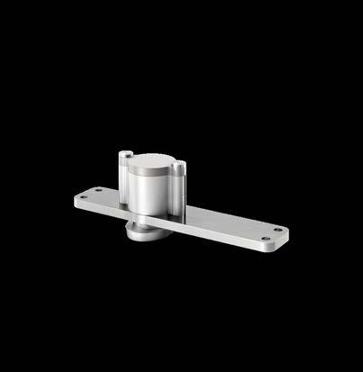 SYSTEM ONE MOVEMENT POSITIONING FRITSJURGENS OVERVIEW SYSTEMS The FritsJurgens pivot hinge range consists of three systems. System One is the most compact system: the hinge acts as a revolving point.