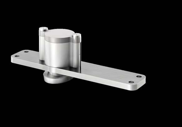 The pivot hinge system is suitable for large, heavy and tall doors. The possibilities are endless.