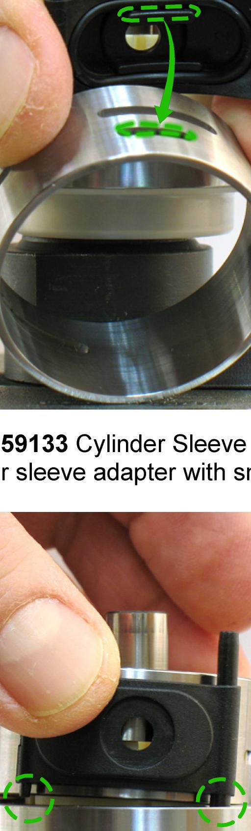 8. Install 59134 Cylinder Sleeve and 59133