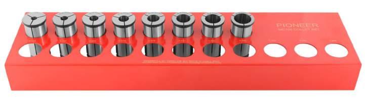Collet Sets MC Collets are Straight Sleeves that allow you to expand the capabili es of your Mill Chuck.