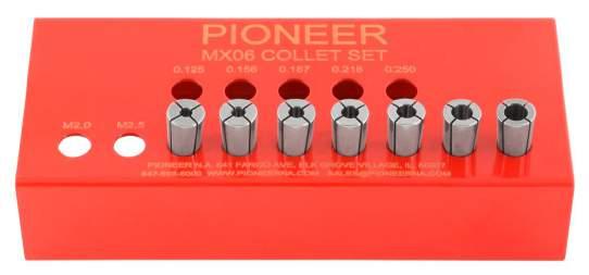 0001 or Be er Includes Collet Tray Note: Collet Tray includes posi ons for Inch and Metric collets, will not be filled unless all sizes are