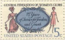 1965 The United States Post Office awards GFWC a