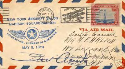 GENIUS continued from page 3 of 36 hours and 40 minutes. The first scheduled Transcontinental Airmail Flight didn t occur until the following September.