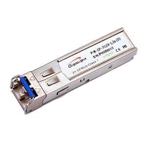 Features GP-3124-L2x(D) 1.25Gbps SFP Optical Transceiver, 20km Reach Dual data-rate of 1.25Gbps/1.
