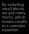 5//22 Example: blocks of size 3 By selec3ng small blocks we