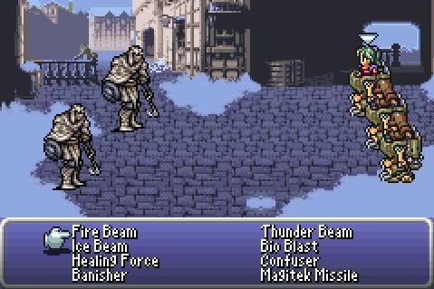 Example: Final Fantasy VI Known information: Party information Two