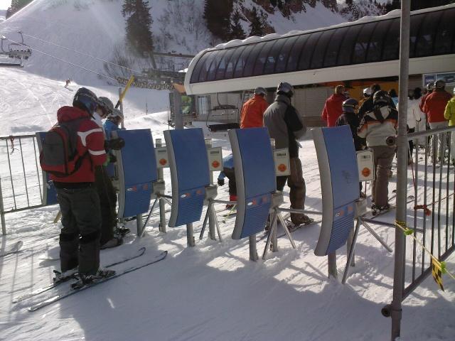 A sample problem" A ski resort operates several chairlifts. Skiers buy RFIDequipped day access cards. Access to the lifts is controlled by RFID-enabled turnstiles.