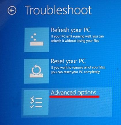 1/10 Click Troubleshoot in the Choose an