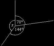 6a) Work out the size of angle x.