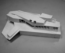 In order to compare the difference between computer models and scale models, we then produced scale models of these two houses by applying the rapid prototyping technique as an alternative