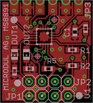 7 Evaluation board The MS8891A evaluation board is available on request. The schematic of the evaluation board is shown in Figure 6.