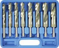 80 (M3352) END MILL SET Manufactured from micro fine solid carbide Bright finish Plain shank 4 PIECE METRIC 6, 8, 10, 12mm $204.