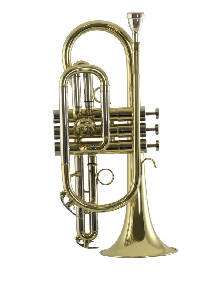 Renaissance brass 4500 Cornet Trevor James Model: TJCT4500 Bore size:.441 (11.20 mm) Bell diameter: 4.72 (120.