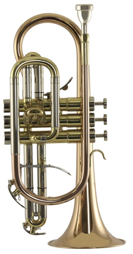 Renaissance brass 6500 Cornet Trevor James Model: TJCT6500 Bore size:.441 (11.20 mm) Bell diameter: 4.