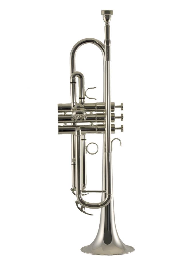 Trevor James Renaissance brass 4500SP Trumpet Model: TJTR4500SP Bore size: 0.465 (11.8mm) Bell diameter: 4.