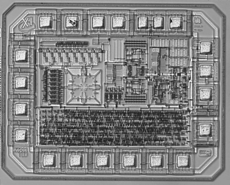 Chip Micrograph Hall Sensor Inst. Amp. ADC 0.5μm CMOS Area: 2.9 mm² Dissipates 21mW (4.
