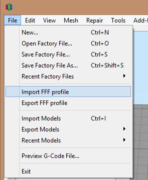 5 Import slice profiles Import slice profiles 1.