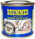 Everbuild expandable foam 6 Brummer wood filler Interior wood filler Ready mixed Usage: for filling holes and cracks in all timber, from fine antiques to modern furniture Size: 250g 9201005 Brummer