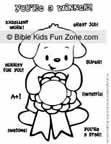 Print Words page onto colored paper, or print on white paper and color with crayons. Puppy Award Page Cardstock Crayons Puppy Award Write child s name on top.