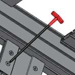 PM4S4-150 Set your monitor stand so that the extrusion arms fit through the graphic hole.
