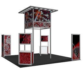 Please order as needed. All Exhibit Booth Rentals include installation/dismantling and graphic panels as shown for printready graphics.