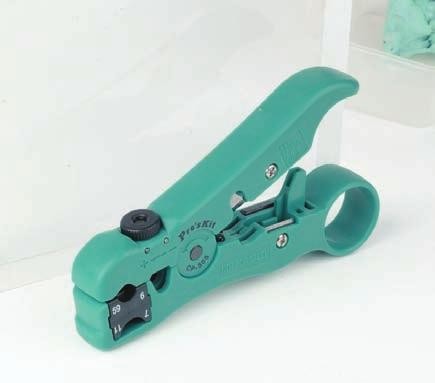 CP-508 Universal Stripping Tool With cable cutter for round