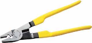Cable Cutter 35-052 Hand Tools Multi-Crimp Tools 30-3429 30-429 Crimps bare or insulated terminals and splices on 10 22 AWG wire Knife-to-anvil blades never need resharpening Excellent leverage for