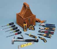 Tool Kits featuring 17-Piece Set - #35-809 Pliers 16-Piece Set - #35-800 Hand Tool Kits Set Includes: Four LASERedge Pliers with Smart-Grip Handles (#35-3012 9-1/4 Linesman w/fish tape puller,