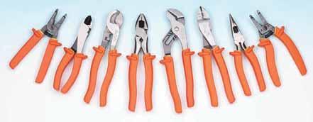 Insulated Pliers A H Insulated Hand Tools B C Fig. A Premium T -Stripper Wire Stripper 45-9120 B 8 in. Diagonal Cutting Pliers w/angled head 35-9029 C 9-1/2 in.