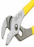 grip Blade Design LASERedge pliers feature knife-to-anvil cutting blades for long life.