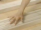 Steps: Sort the boards putting knots down Board Stiff The top should be even and clear of knots Start by cutting your