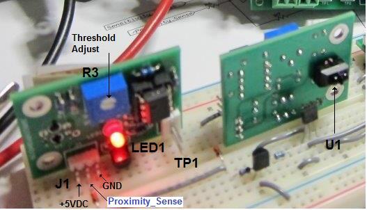 Pages from Reflective Photosensor Circuit Module Kit Test Procedure: Testing Procedure for the Reflective Photosensor Circuit Module Kit: NOTE: Figure 3 shows two Reflective Photosensor Circuit